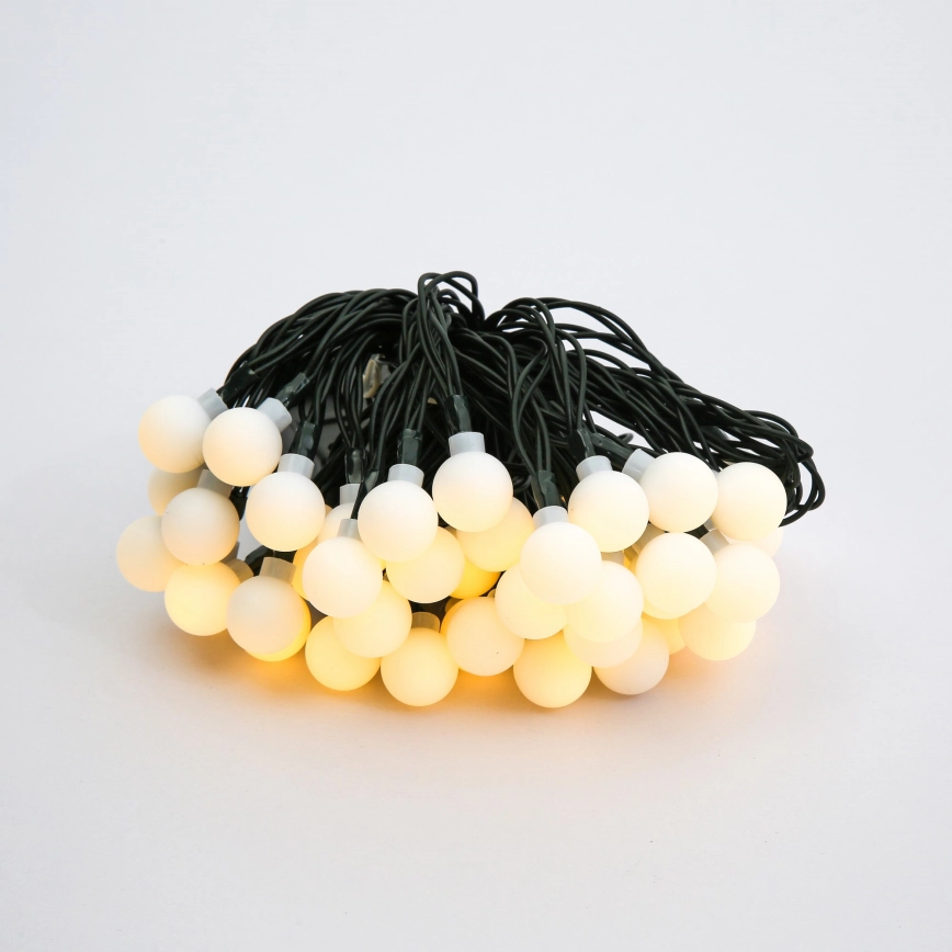 BRILAGI  LED SOLAR DECORATIEVE LICHTSNOER BUBBLE 50XLED/8 FUNCTIES 7M IP65 WARM WIT
