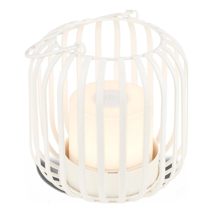 BRILO  LED DIMBAAR RECHARGEABLE BUITENSHUIS TAFELLAMP LED/2W/5V IP44 WIT