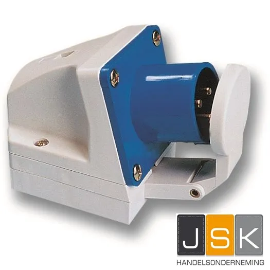 CEEWGST. 16A, 3P.6H, 230V IP44, MET DEKSEL  600.5136 EAN: 9003399959974