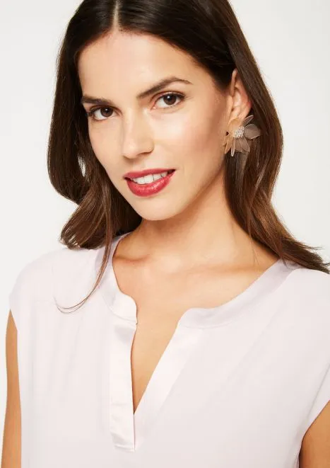COMMA BLOUSETOP MET SATIJNDETAIL