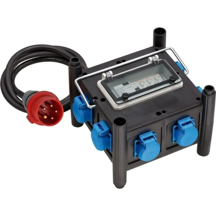 COMPACTE RUBBEREN STROOMVERDELER BSV 3 FI/167 IP44 2M