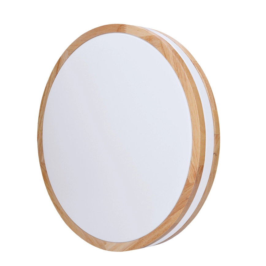 DIMBARE LED PLAFONDLAMP WOODY LED/60W/230V 30006500K EIKEN DIAMETER 50 CM + AFSTANDSBEDIENING