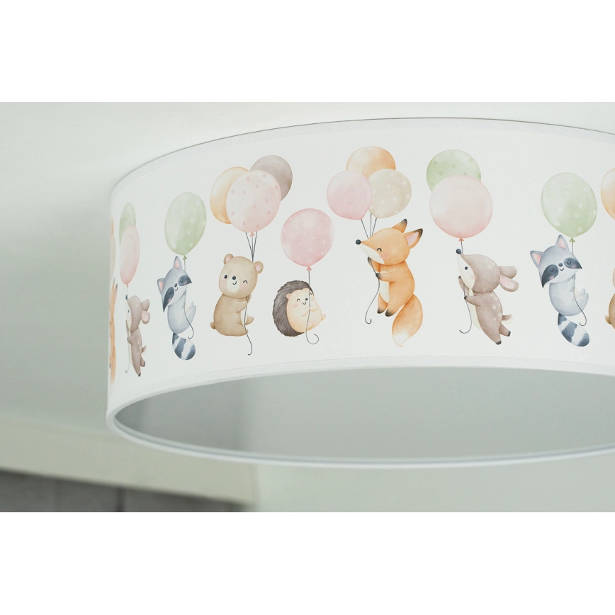 DUOLLA  LED PLAFONDLAMP KINDERKAMER CORTINA LED/26W/230V DIAMETER 40 CM 4000K