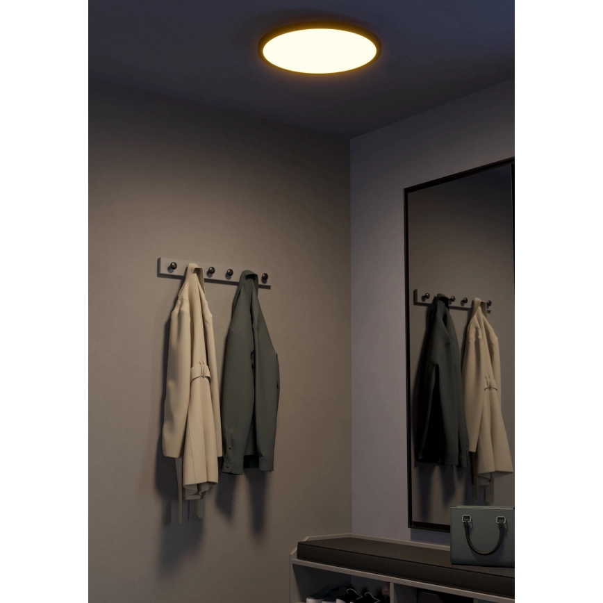 EGLO  DIMBARE LED PLAFONDLAMP LED/33,5W/230V DIAMETER 45 CM ZWART