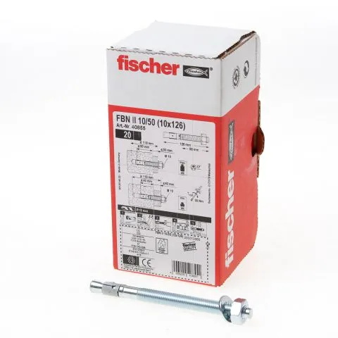 Fischer Snelbouwanker FBN II m10 x 126mm 10/50