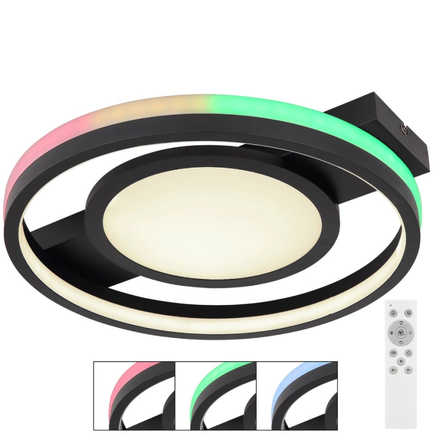 GLOBO  LED RGBW DIMBARE PLAFONDLAMP LED/40W/230V 30006500K + AFSTANDSBEDIENING
