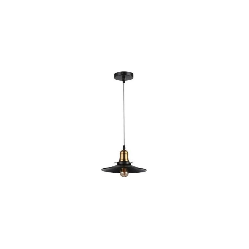 Hanglamp aan een koord LOFT 1xE27/60W/230V diameter 22 cm zwart
