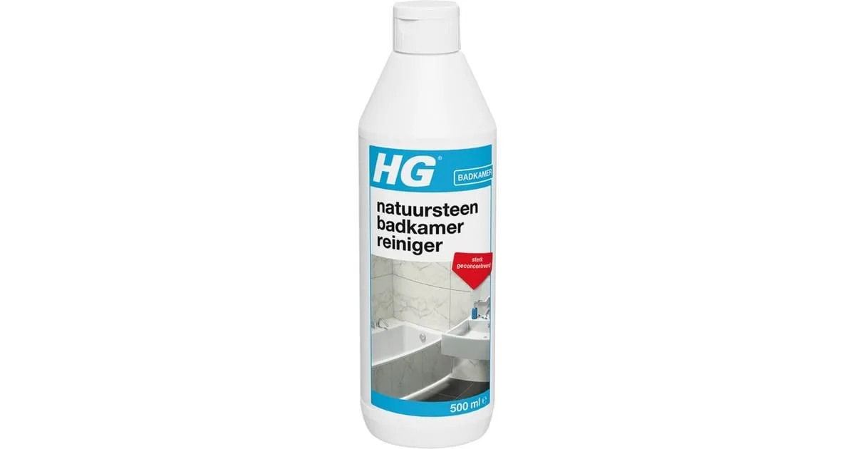 HG Natuursteen badkamer reiniger reinigingsmiddel (500ml)