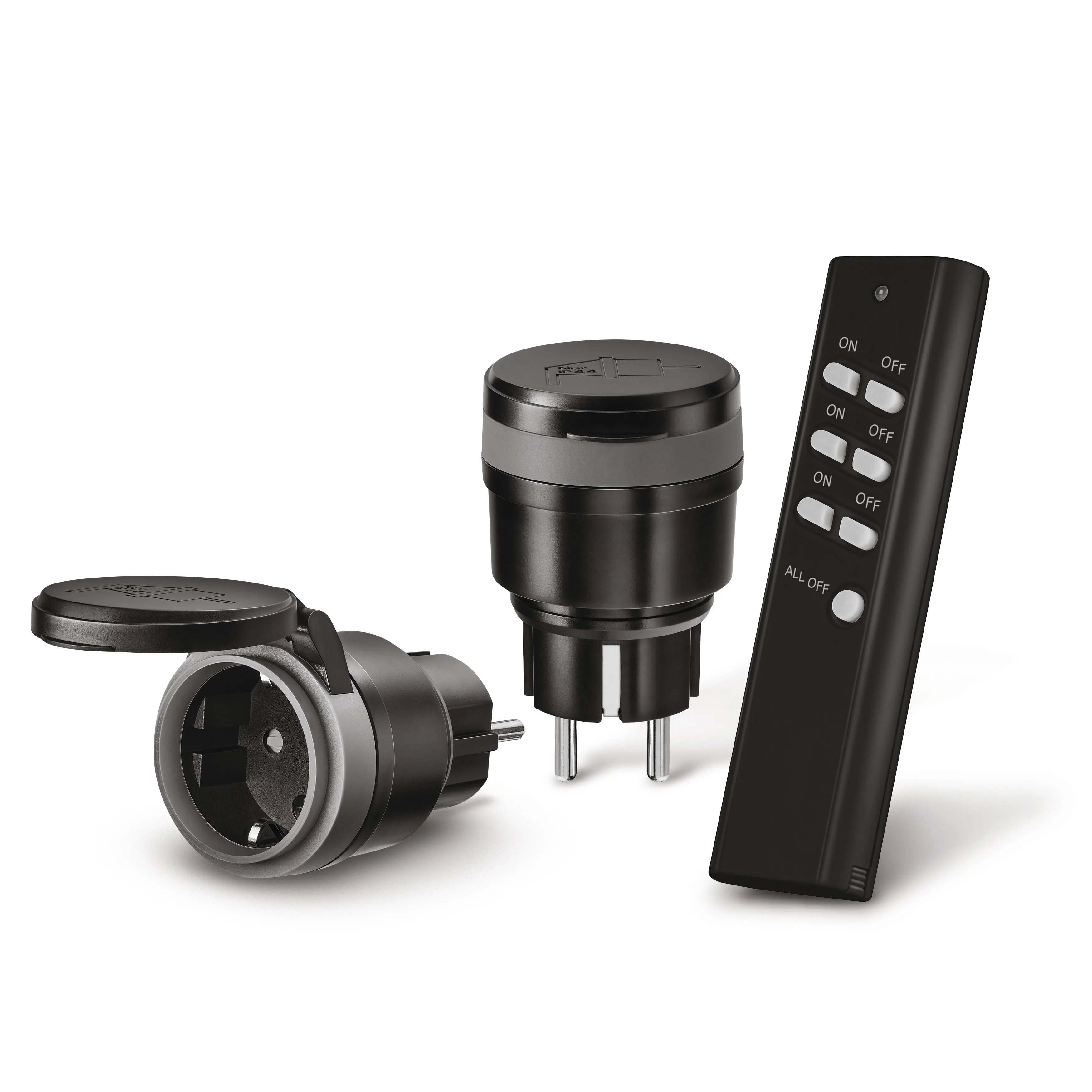 KLIKAANKLIKUIT SCHAKELSET AGC23500R MET AFSTANDSBEDIENING EN 2X STOPCONTACT