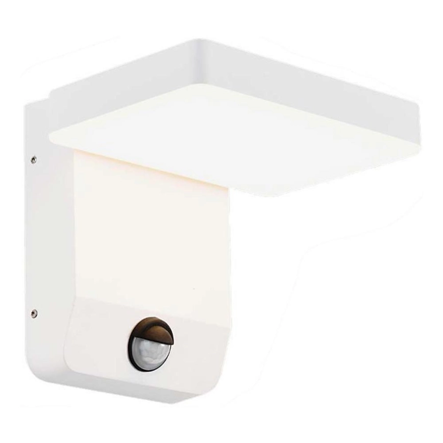LED Buiten wall flexible lamp met sensor LED/17W/230V IP65 4000K wit