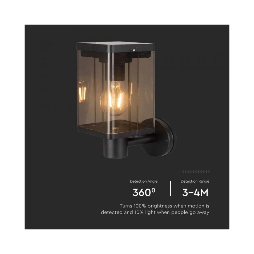 LED BUITEN ZONNE WANDLAMP MET SENSOR LED/2,5W/3,7V 3000K IP54