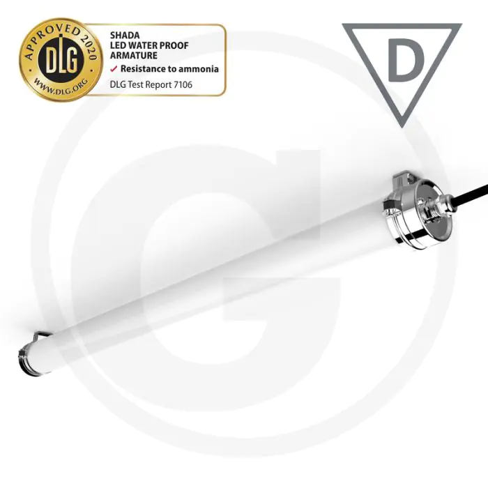 LED STALLLEUCHTE FEUCHTRAUMLEUCHTE 40W  6000LM, 4000K, IP69K, 1500MM