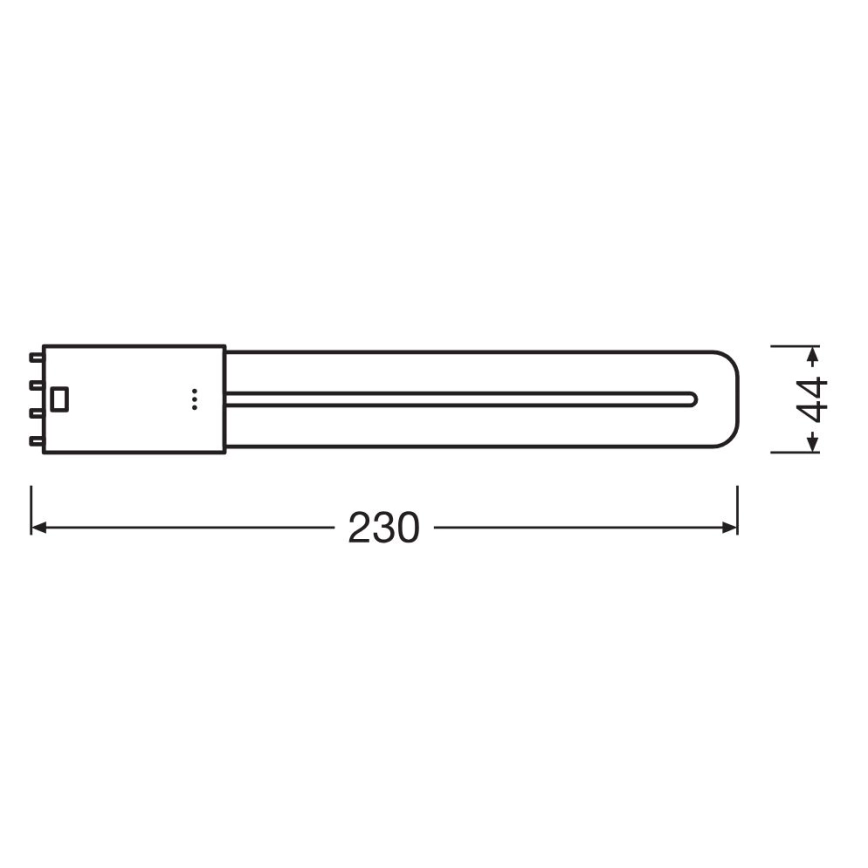LED TLBUIS 2G11/8W/230V 4000K  OSRAM