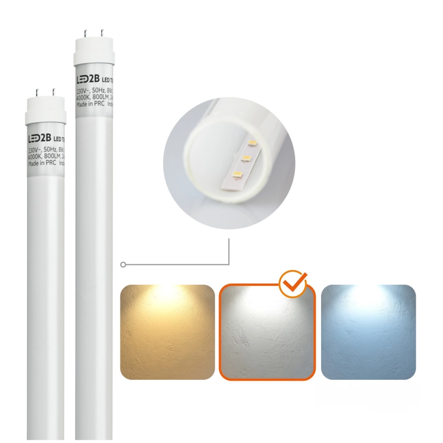 LED TLBUIS WERKVERLICHTING T8 2XG13/9W/230V 4000K IP65 67,5 CM