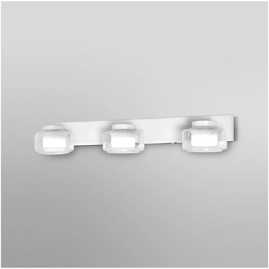 LEDVANCE  LED BADKAMER WANDLAMP ORBIS FLAME 3XLED/5,5W/230V 3000/4000K IP44 WIT