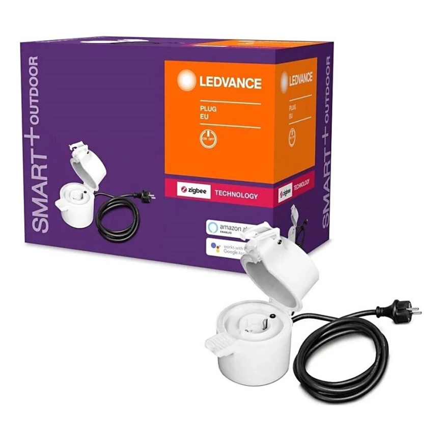 LEDVANCE  SMART BUITENSHUIS STOPCONTACT SMART+ 3680W/230V/TYPE F/16A IP44