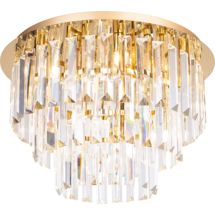 MAXLIGHT C0205 - Plafondlamp MONACO 9xG9/40W/230V diameter 42 cm goud