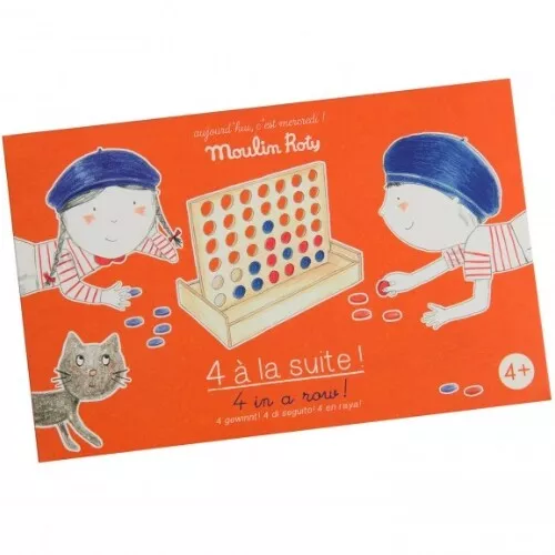 moulin roty vier op een rij  