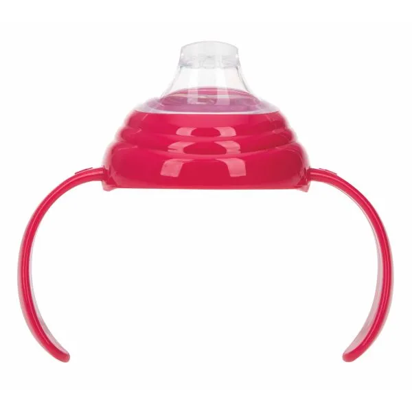 N\u00fbby Beker Antilek Met Handvaten Roze 270ml 6mnd+