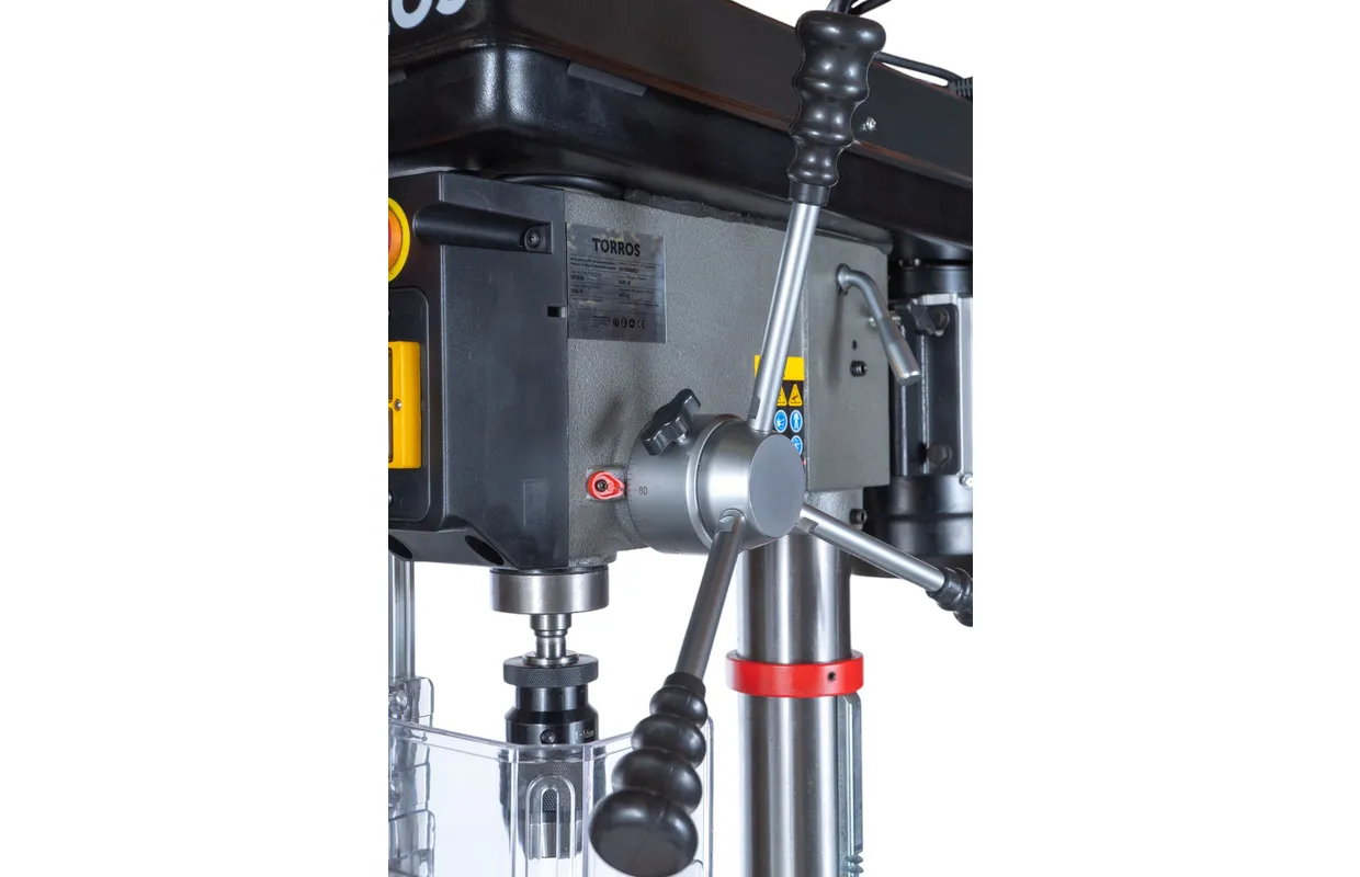 Professionele kolomboormachine boren tot ø 20 mm opname MK2 600W 230V 12 snelheden 71 kg Torros