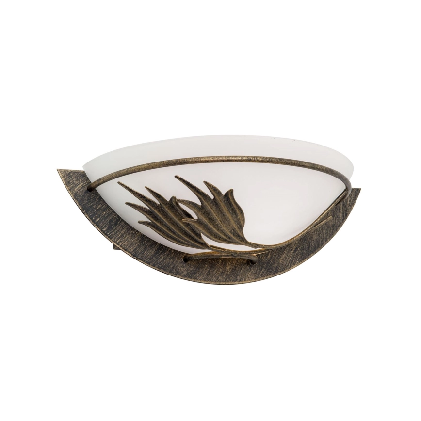 Wandlamp FLEUR 1xE14/60W/230V brons