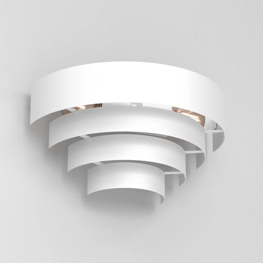 Wandlamp RINGS 2xE27/15W/230V wit