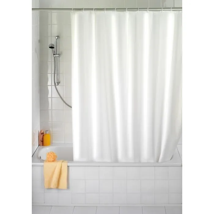 WENKO DOUCHEGORDIJN 180X200 UNI WIT POLYESTER