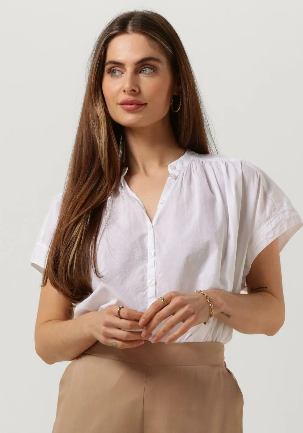 WITTE KNITTED TOP KOOSJE