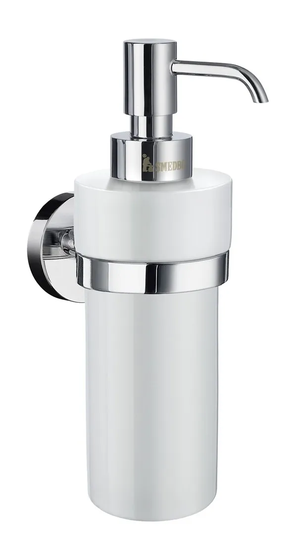 ZEEPDISPENCER HOME SMEDBO CE messing verchroomd*wandmodel