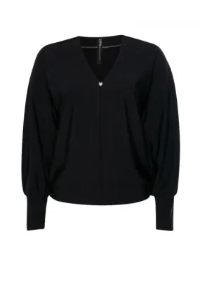 Zip73 stretchy shirt met ikatprint