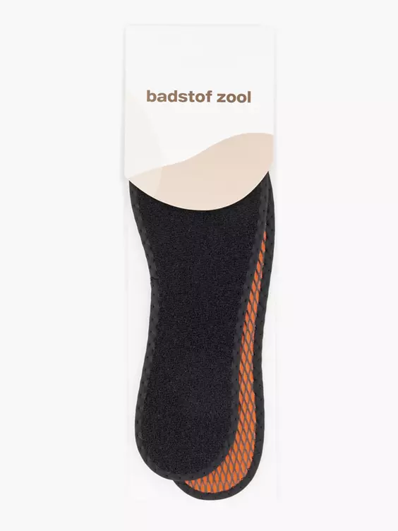 Zwarte badstof zool 45-46 